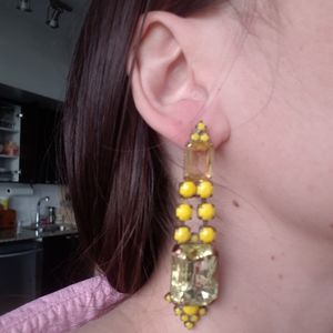 💎⚡Vintage yellow earrings💎⚡